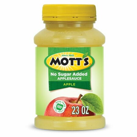 MOTTS Mott's Unsweetened Applesauce 23 oz. Jar, PK12 10029841